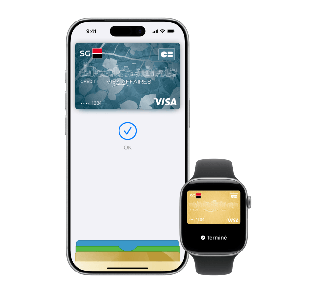 Activation d'une carte bancaire dans Apple Pay