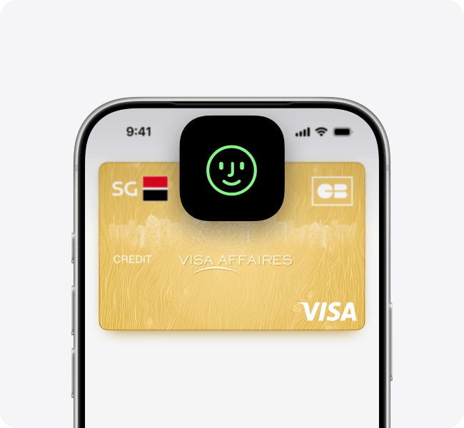 Utilisation d'Apple Pay avec une carte bancaire
